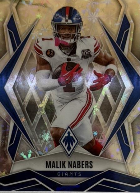 Malik Nabers [Silver Winter] #143