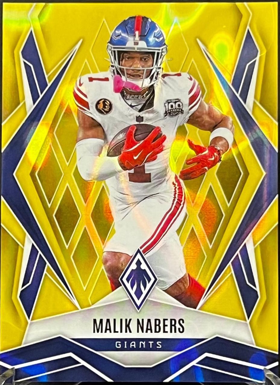 Malik Nabers [Yellow Lava] #143