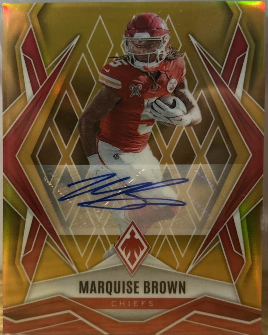 Marquise Brown [Gold Autograph] #36