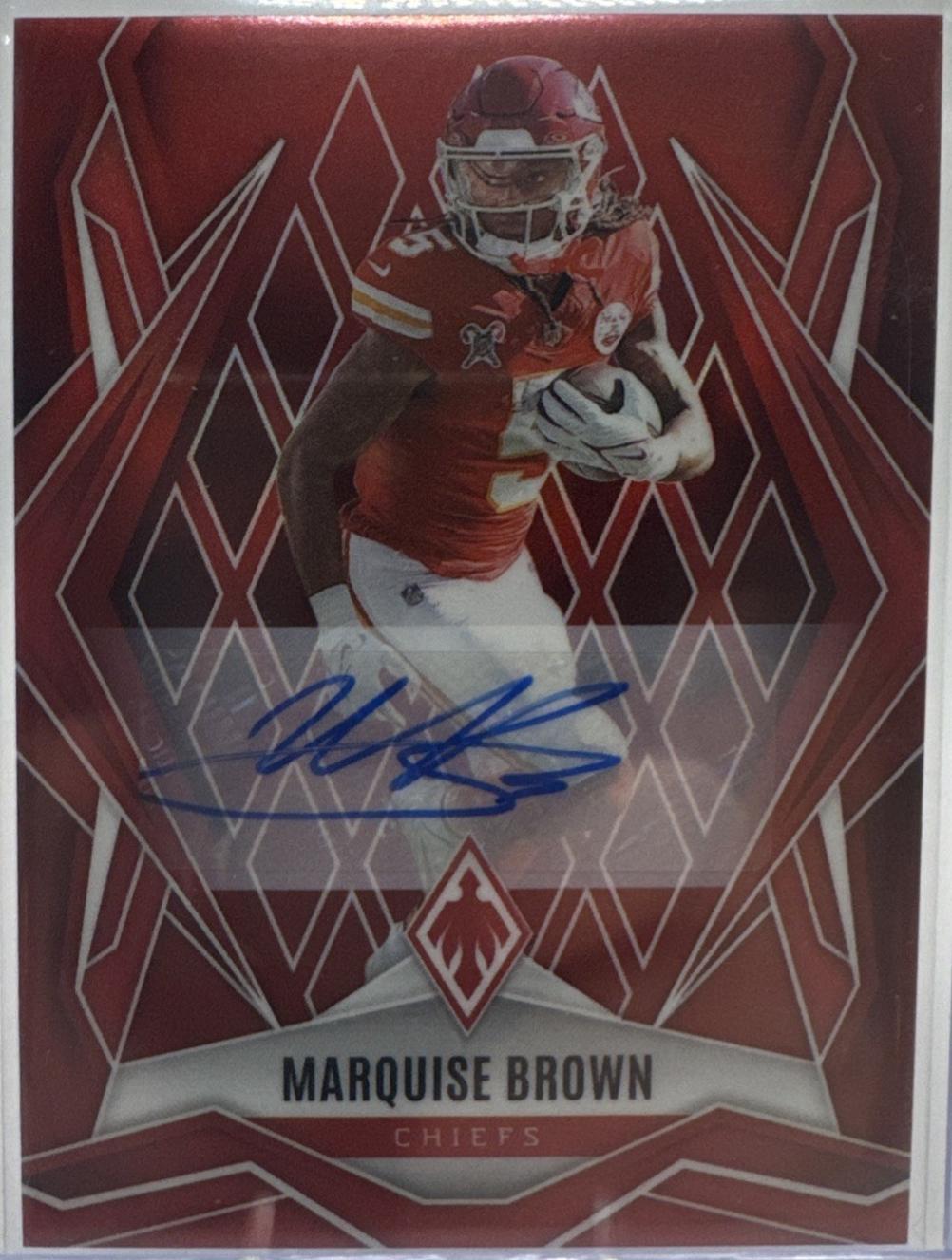 Marquise Brown [Red Autograph] #36