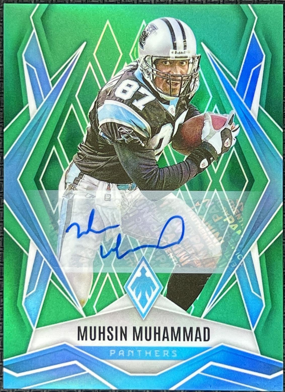 Muhsin Muhammad [Green Autograph] #48