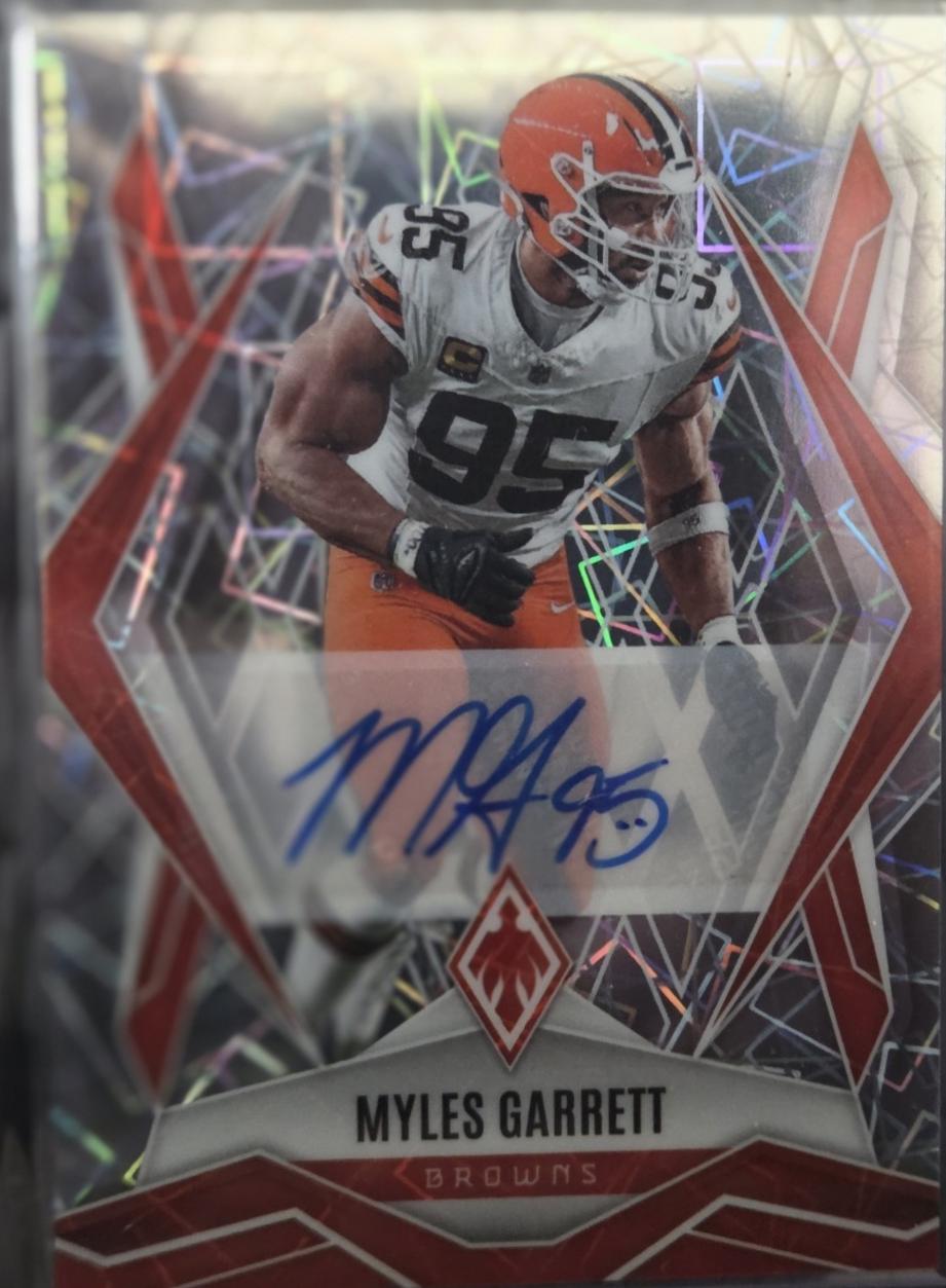Myles Garrett [Lazer Autograph] #73