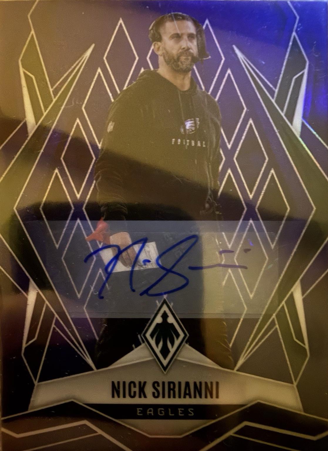 Nick Sirianni [Blue Autograph] #116