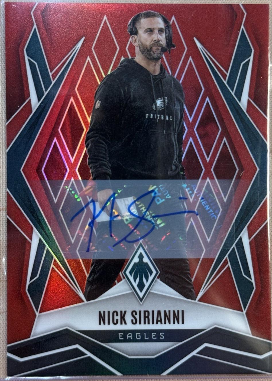 Nick Sirianni [Red Autograph] #116