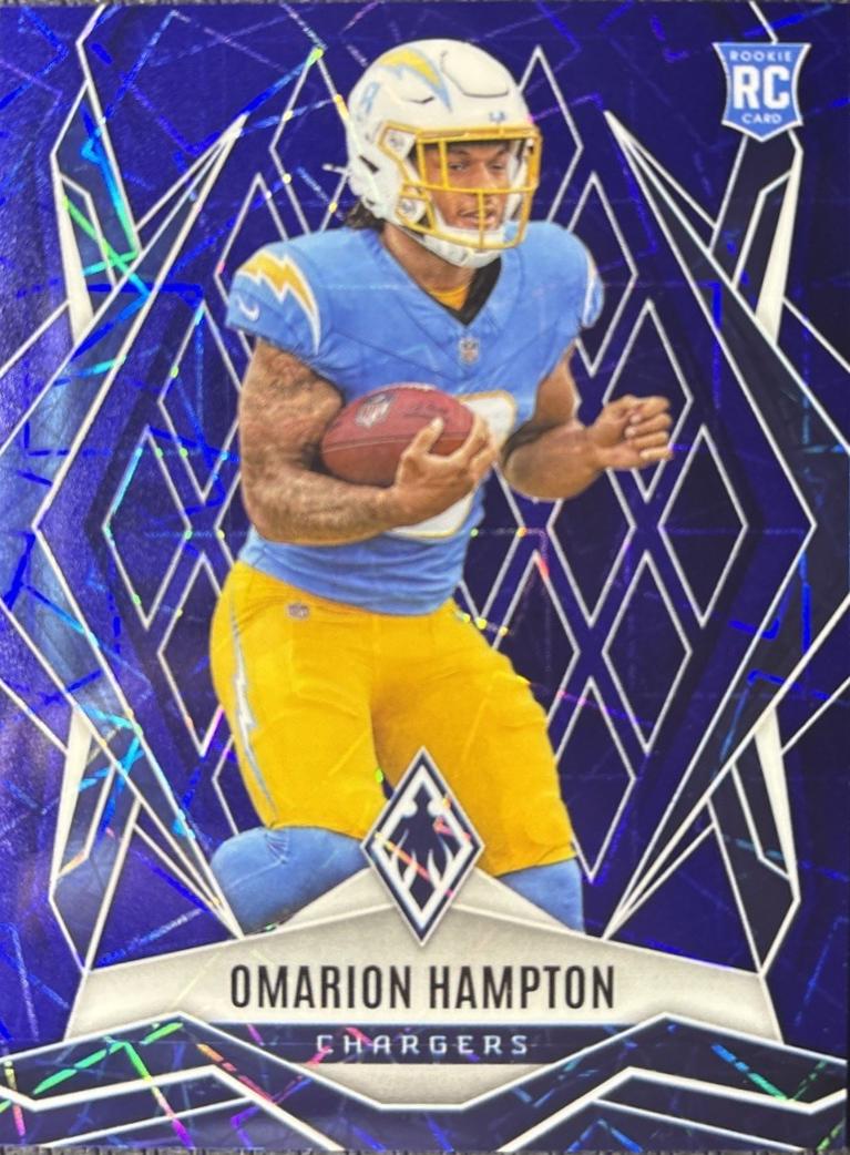 Omarion Hampton [Blue Lazer] #192