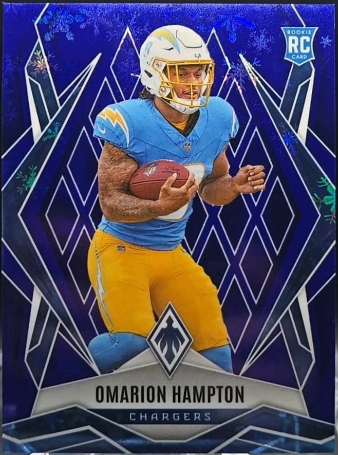 Omarion Hampton [Blue Winter] #192