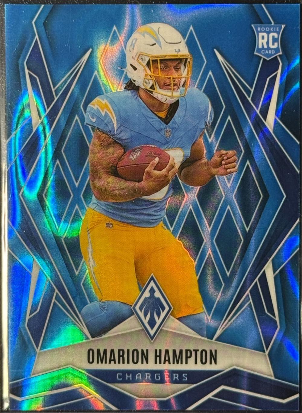 Omarion Hampton [Light Blue Lava] #192
