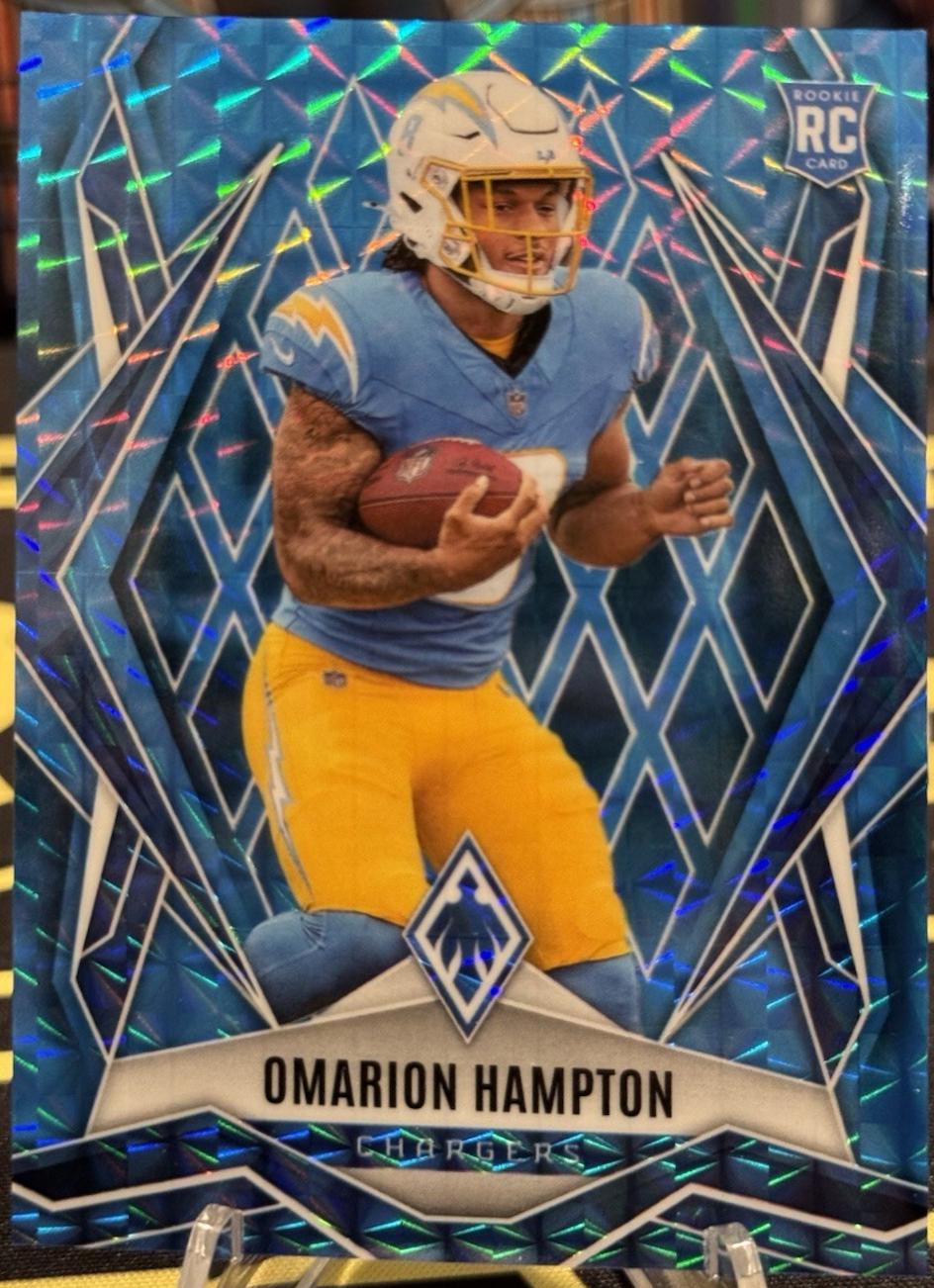 Omarion Hampton [Light Blue Pyramids] #192
