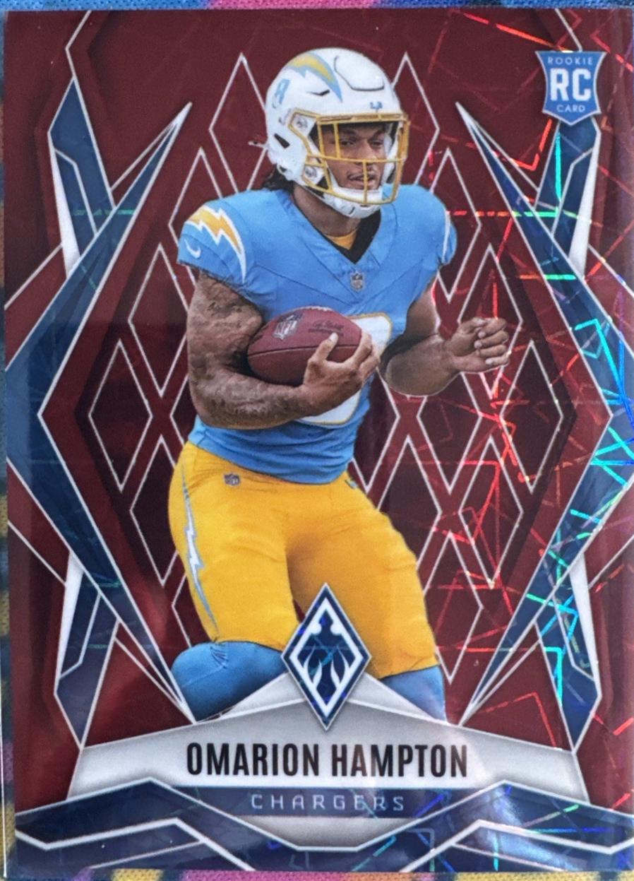 Omarion Hampton [Red Lazer] #192