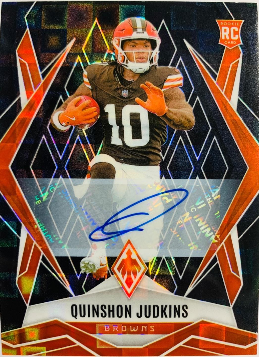 Quinshon Judkins [Black Autograph] #191