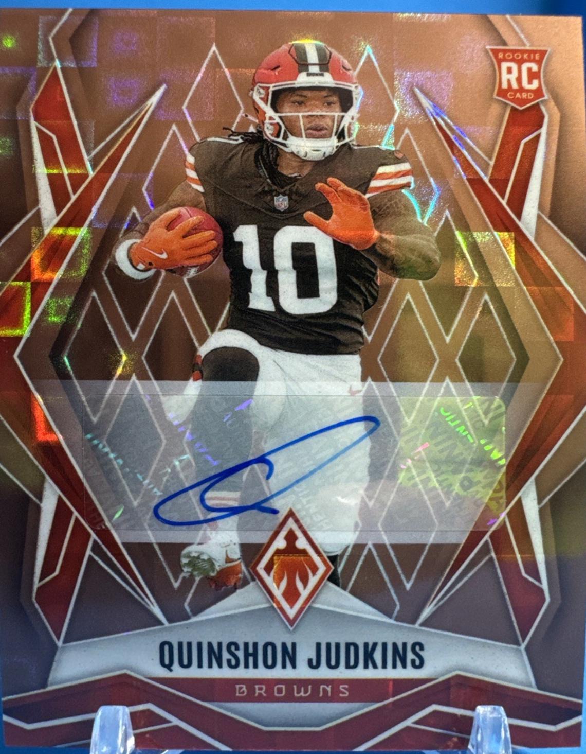 Quinshon Judkins [Bronze Pandora Autograph] #191