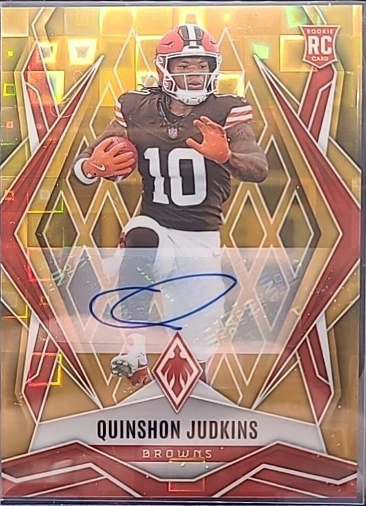 Quinshon Judkins [Gold Pandora Autograph] #191