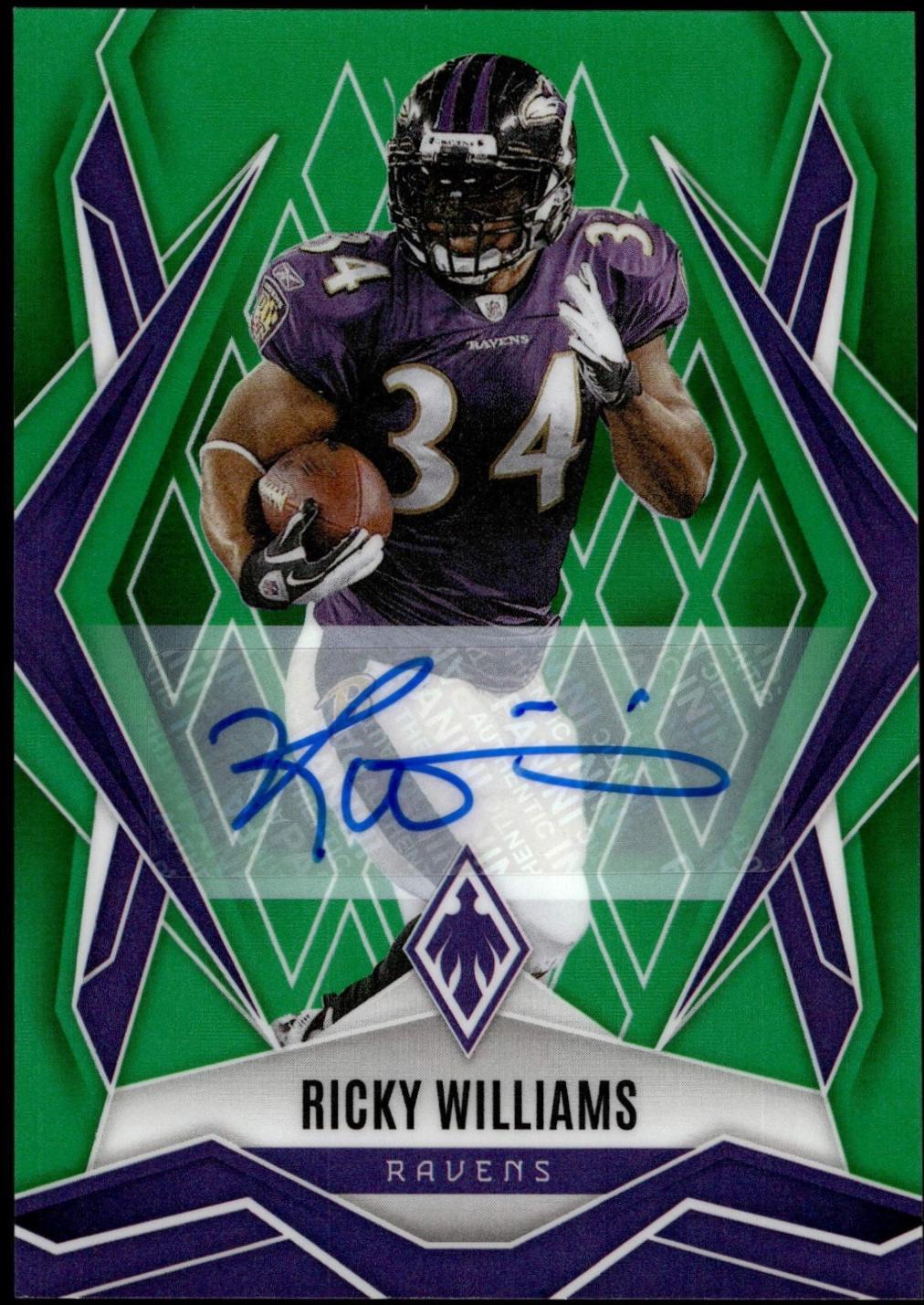 Ricky Williams [Green Autograph] #81