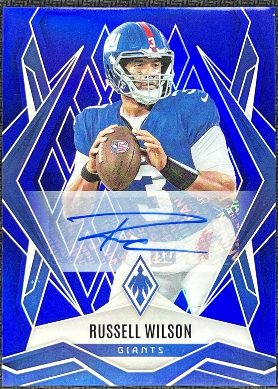 Russell Wilson [Blue Autograph] #28