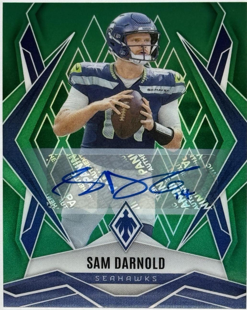 Sam Darnold [Green Autograph] #49