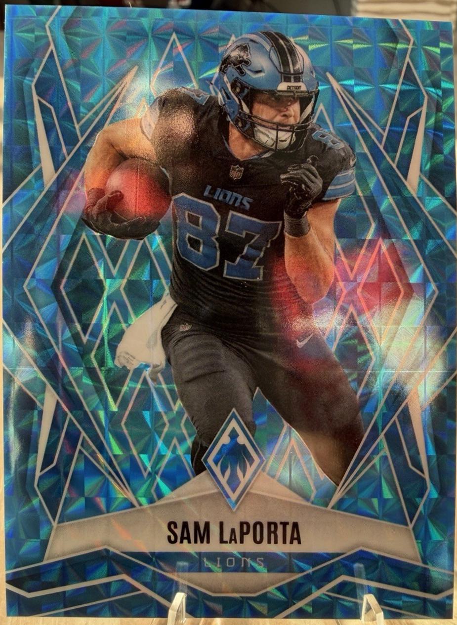 Sam LaPorta [Light Blue Pyramids] #44