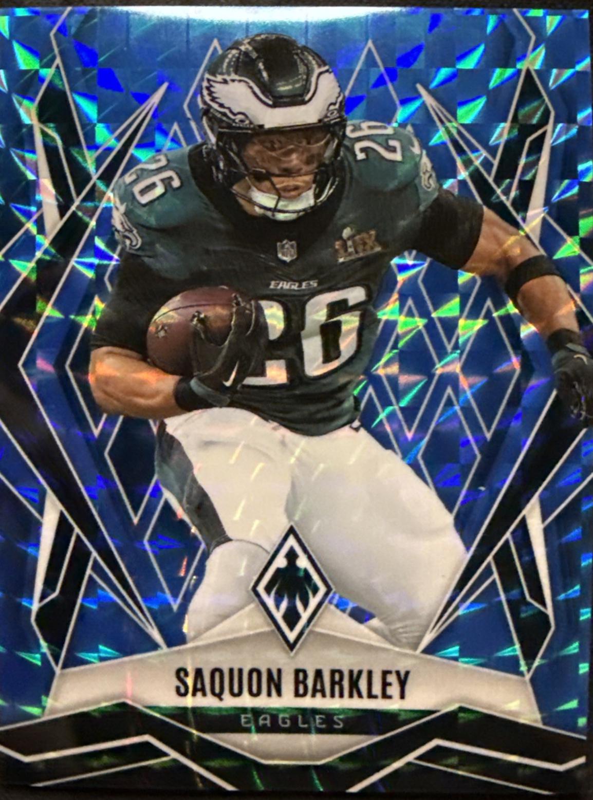 Saquon Barkley [Light Blue Pyramids] #77