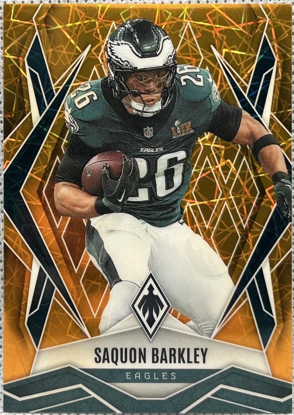 Saquon Barkley [Orange Lazer] #77