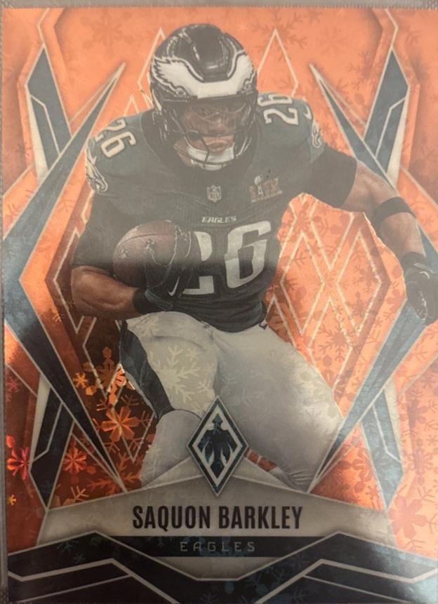 Saquon Barkley [Orange Winter] #77
