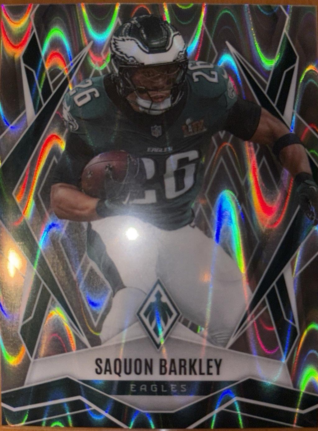 Saquon Barkley [Silver Seismic] #77