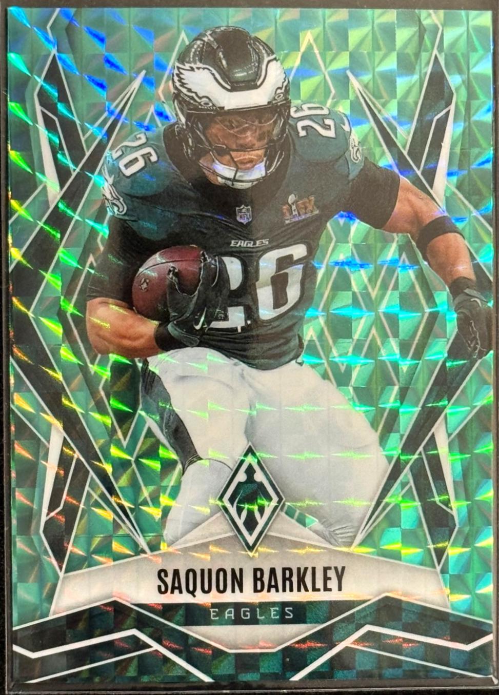 Saquon Barkley [Teal Pyramids] #77