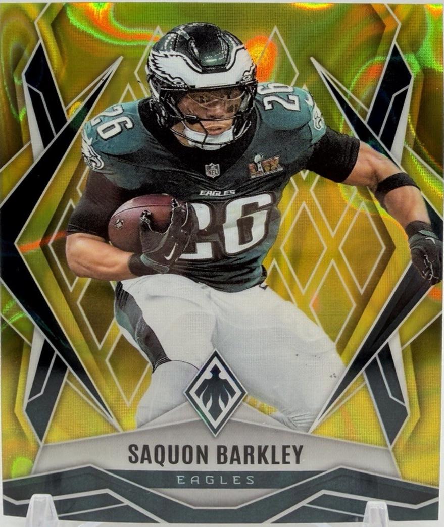 Saquon Barkley [Yellow Lava] #77