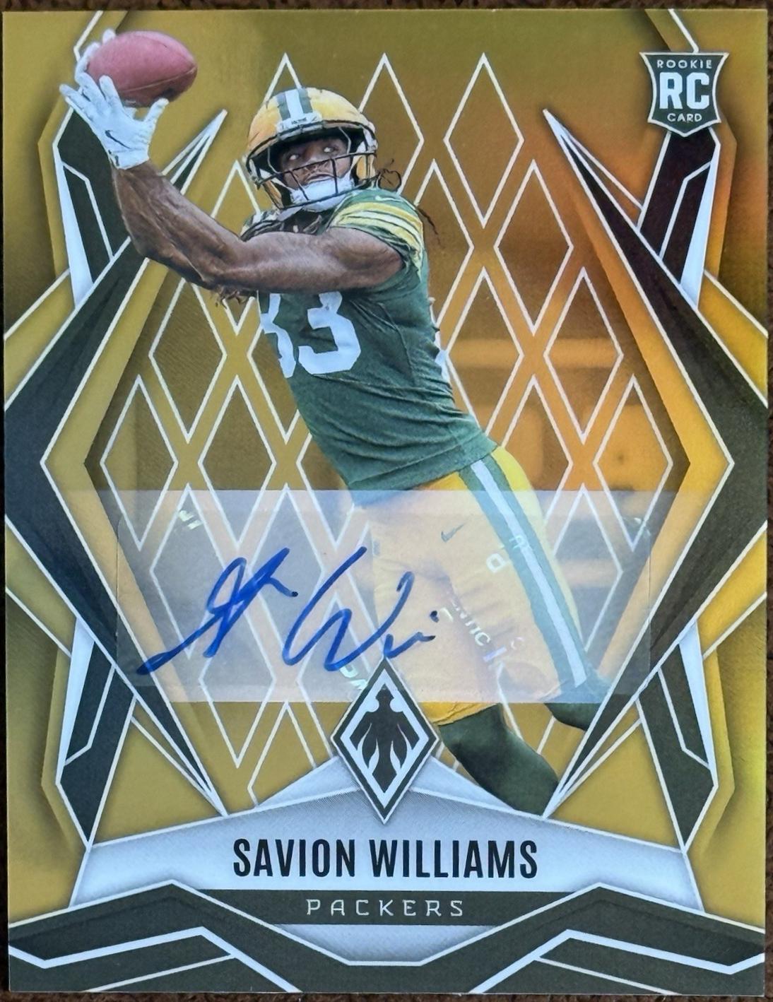 Savion Williams [Gold Autograph] #153