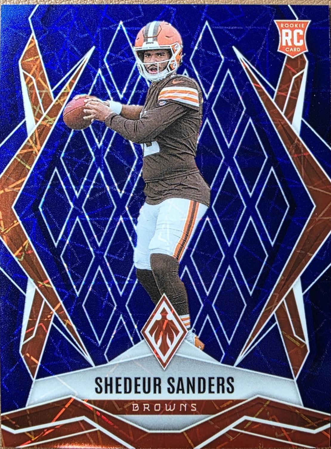 Shedeur Sanders [Blue Lazer] #154