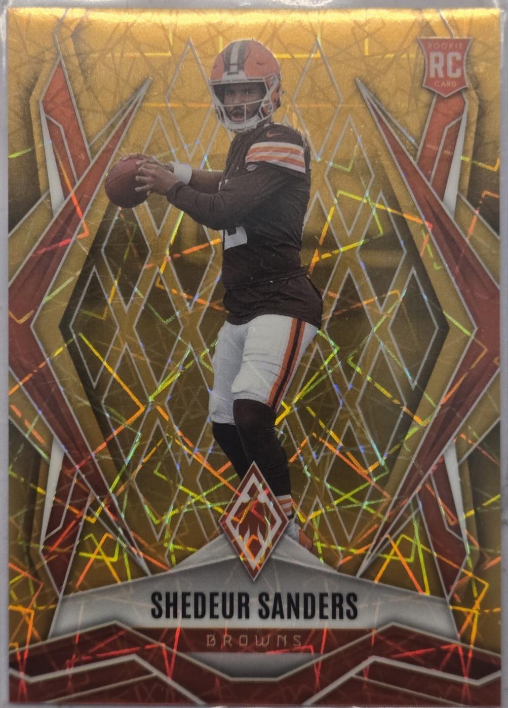 Shedeur Sanders [Gold Lazer] #154