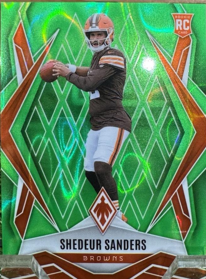 Shedeur Sanders [Lime Green Lava] #154