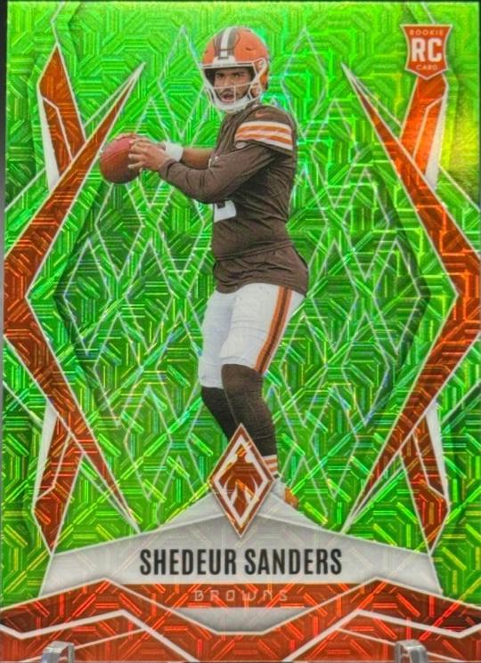 Shedeur Sanders [Lime Green Mojo] #154