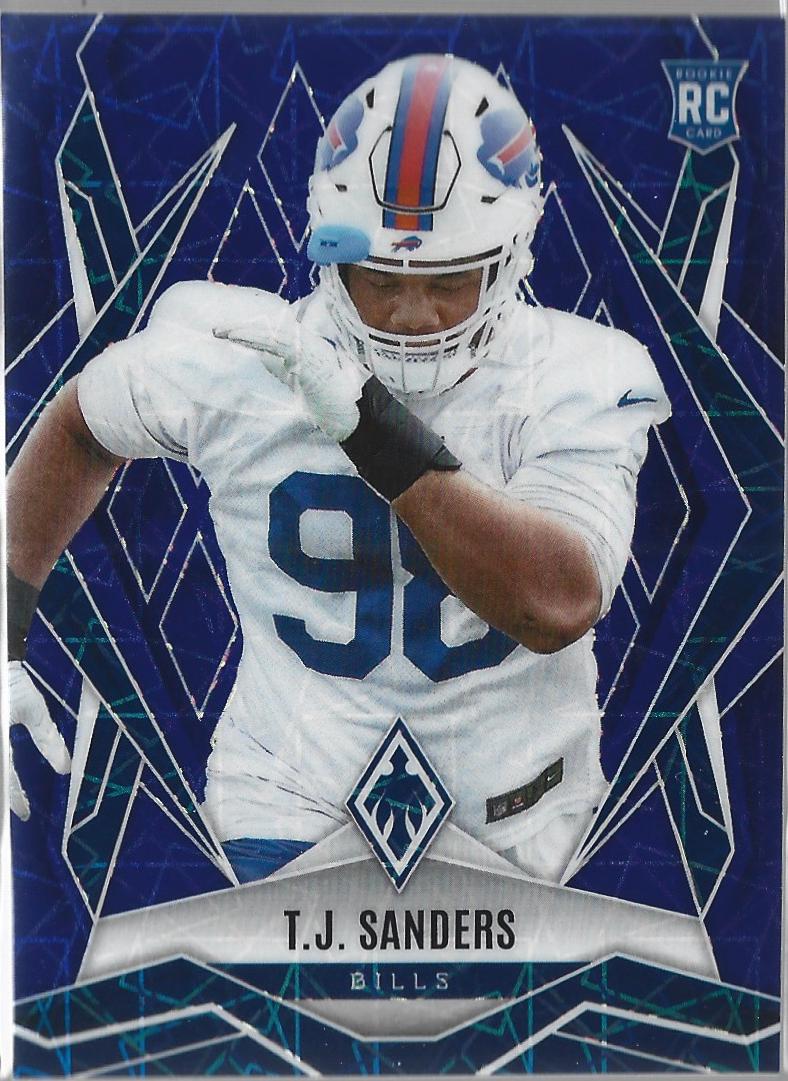 T.J. Sanders [Blue Lazer] #181