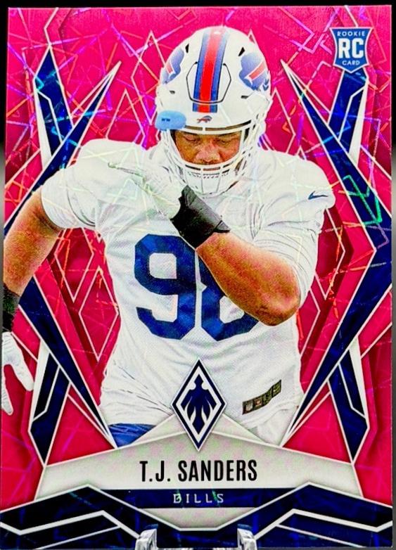T.J. Sanders [Pink Lazer] #181