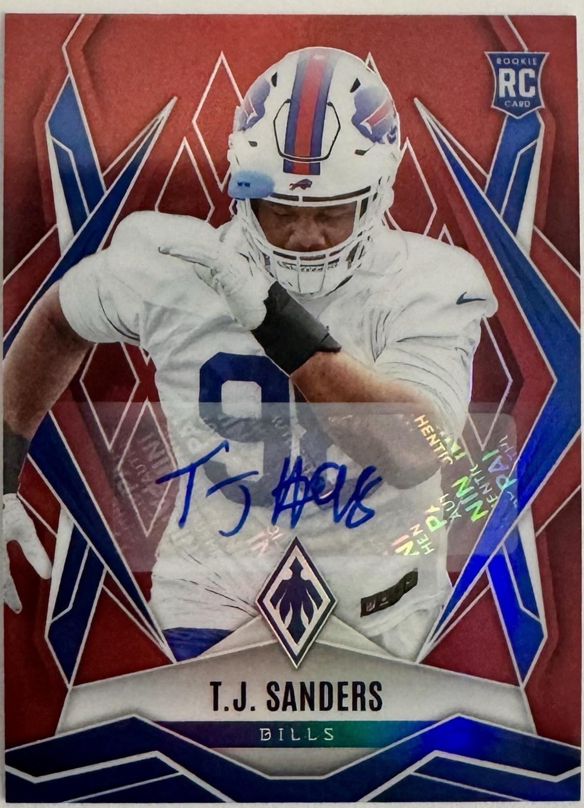 T.J. Sanders [Red Autograph] #181