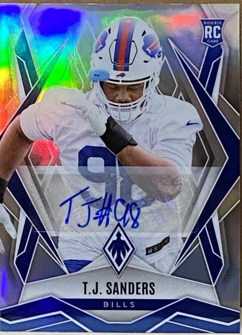 T.J. Sanders [Silver Autograph] #181