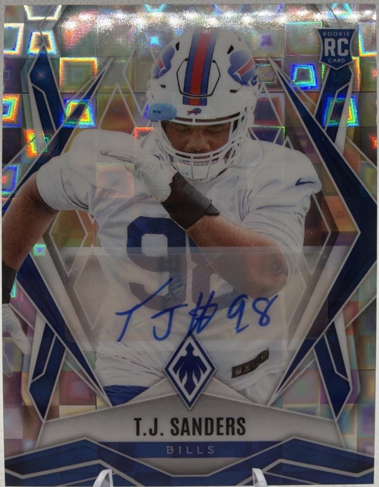 T.J. Sanders [Silver Pandora Autograph] #181