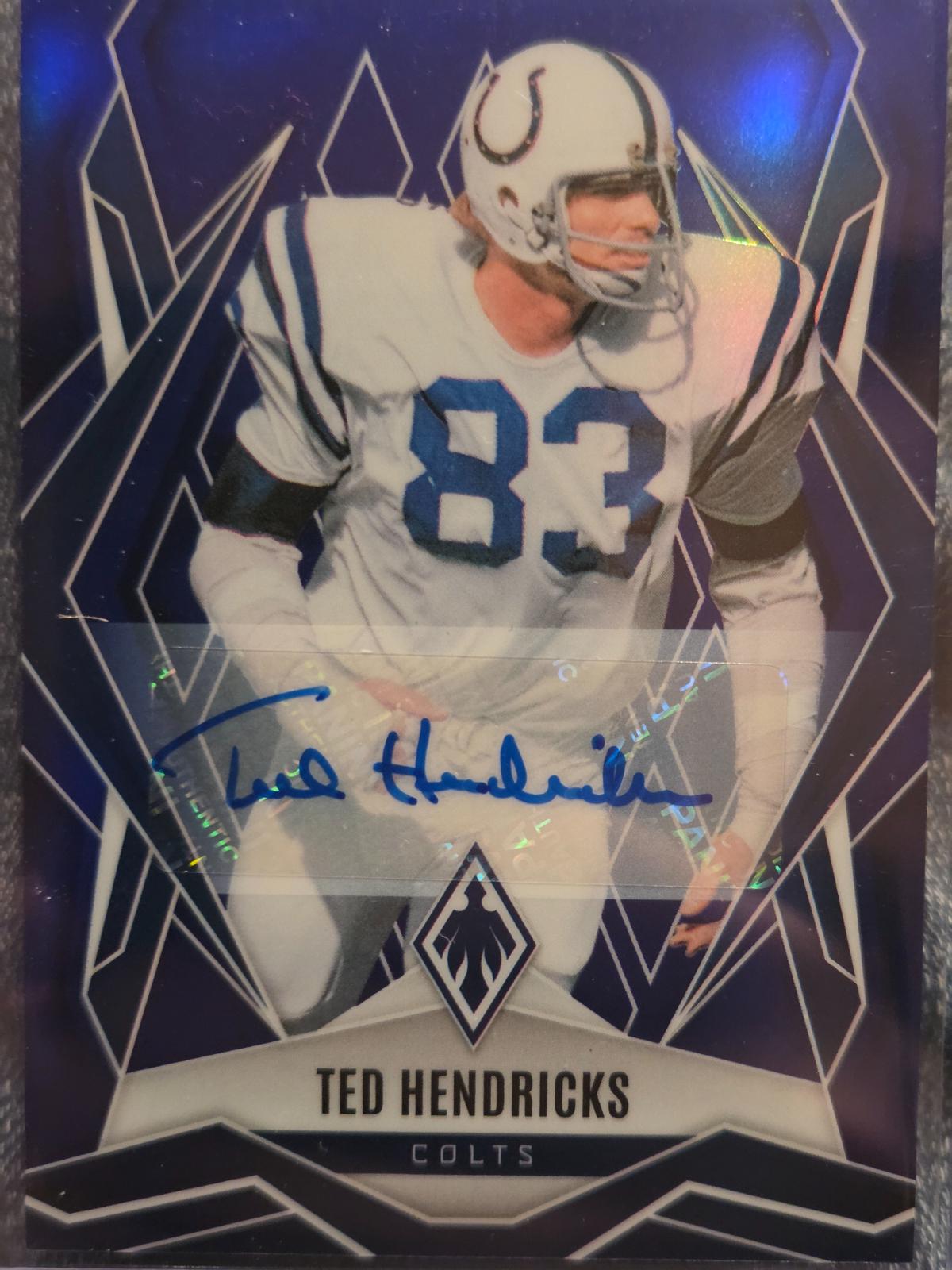 Ted Hendricks [Blue Autograph] #88
