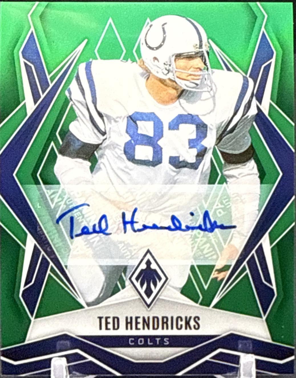 Ted Hendricks [Green Autograph] #88