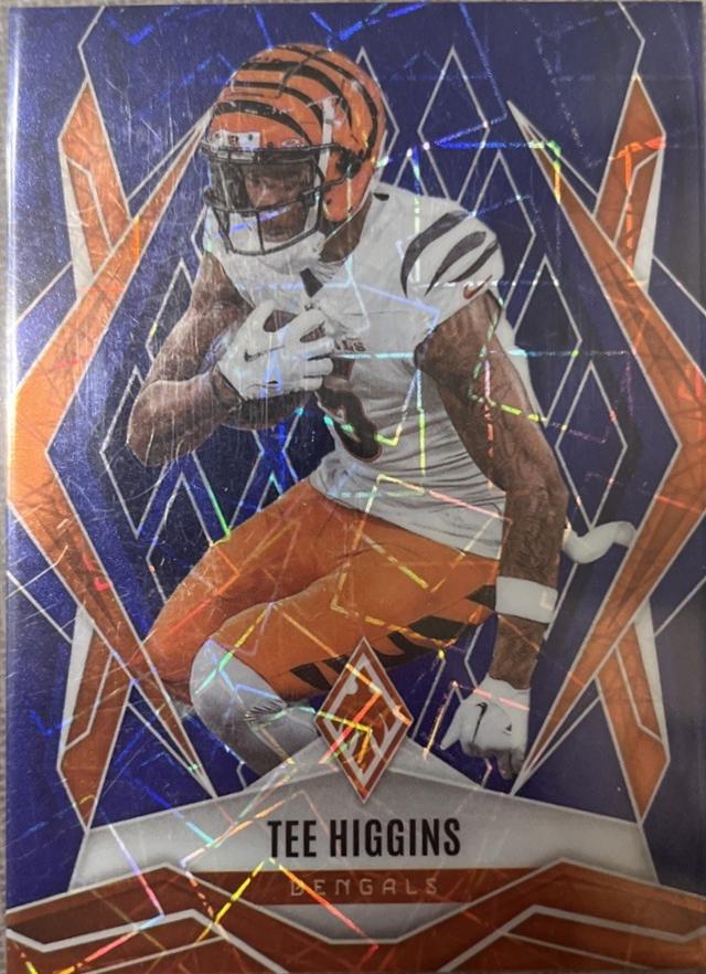 Tee Higgins [Blue Lazer] #132
