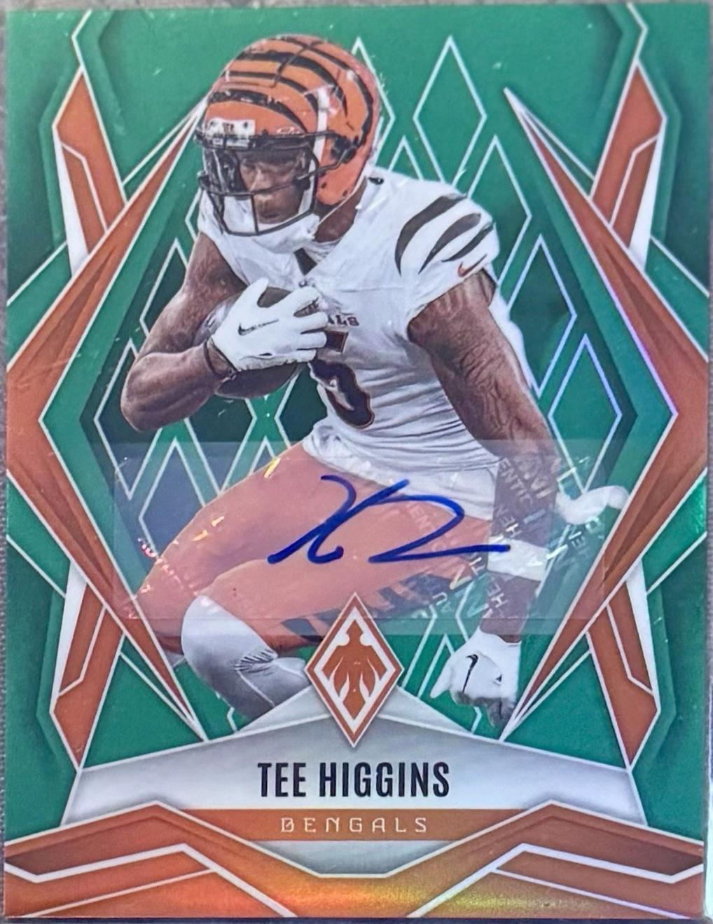 Tee Higgins [Green Autograph] #132