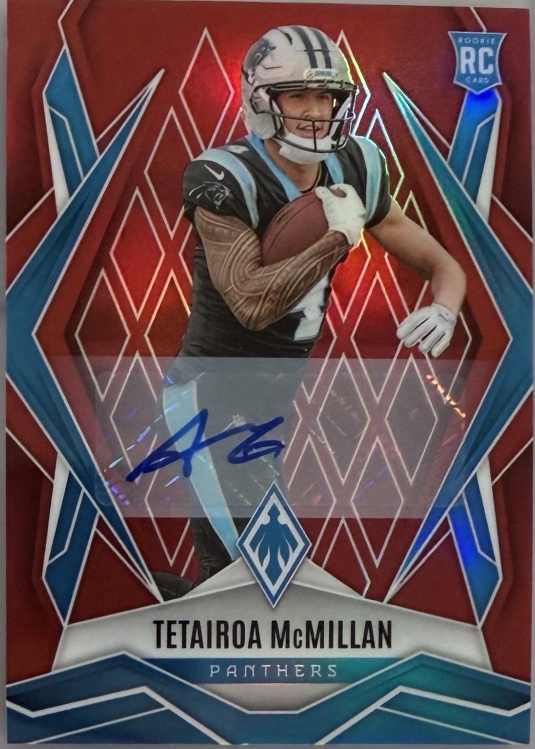 Tetairoa McMillan [Red Autograph] #155