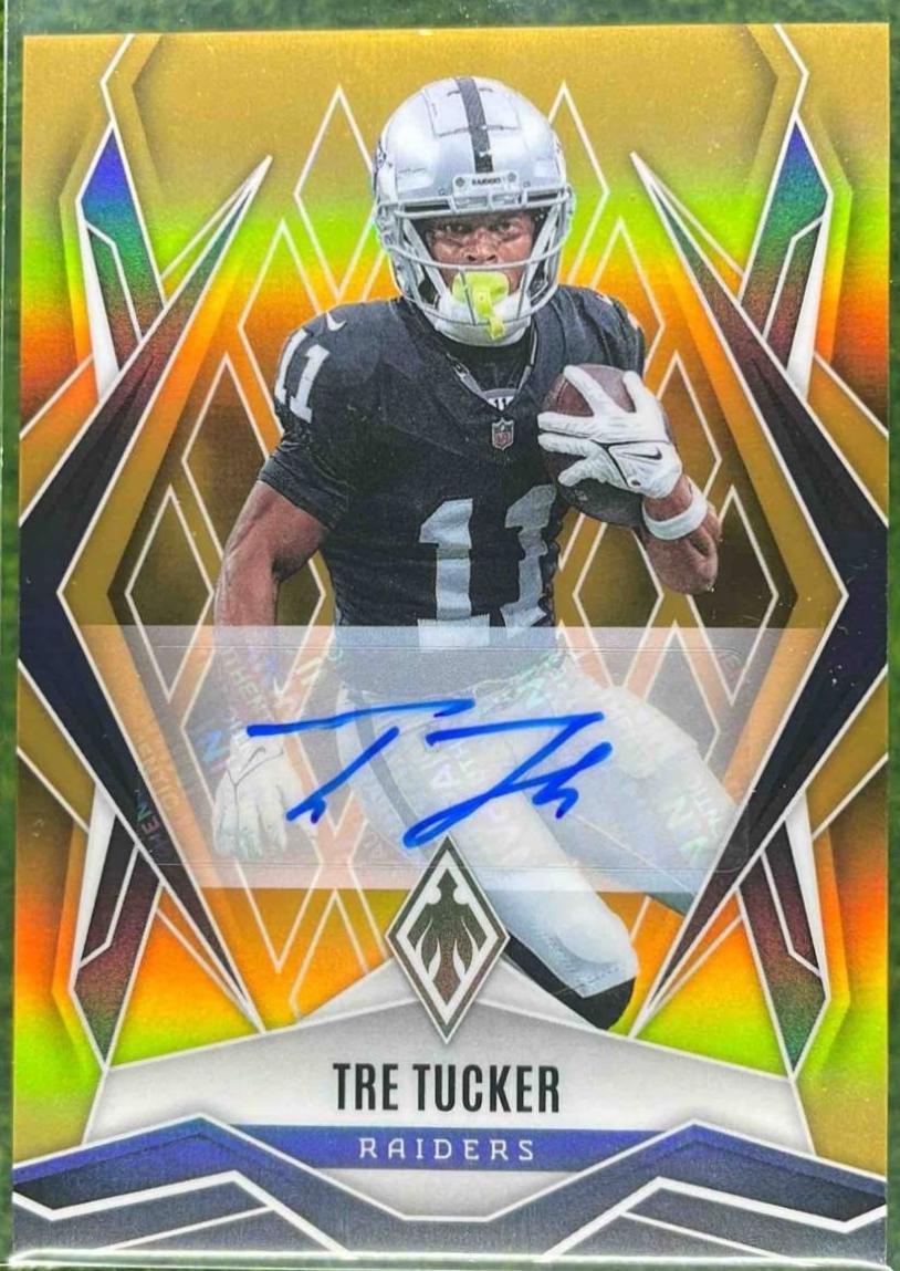 Tre Tucker [Gold Autograph] #9