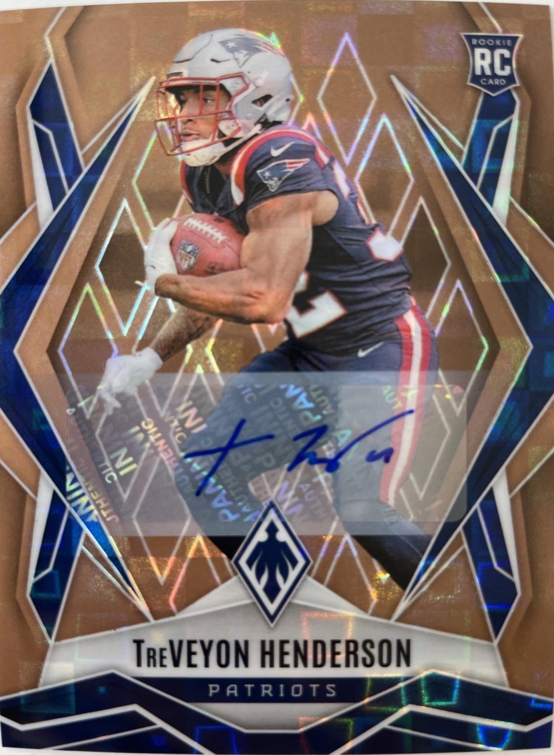 TreVeyon Henderson [Bronze Pandora Autograph] #187