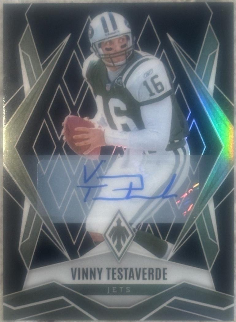 Vinny Testaverde [Black Autograph] #65