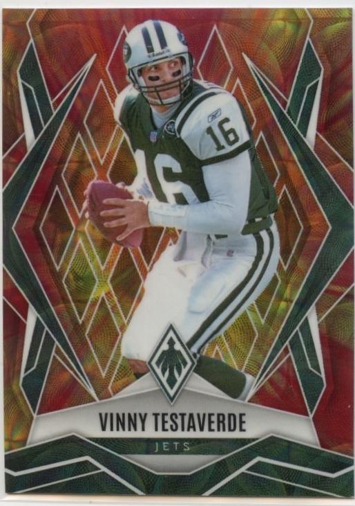 Vinny Testaverde [Fire Burst] #65