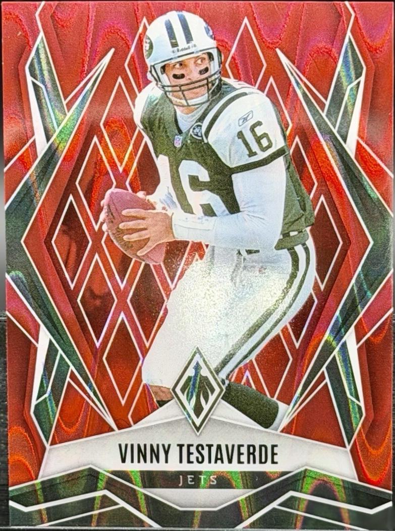 Vinny Testaverde [Red Seismic] #65