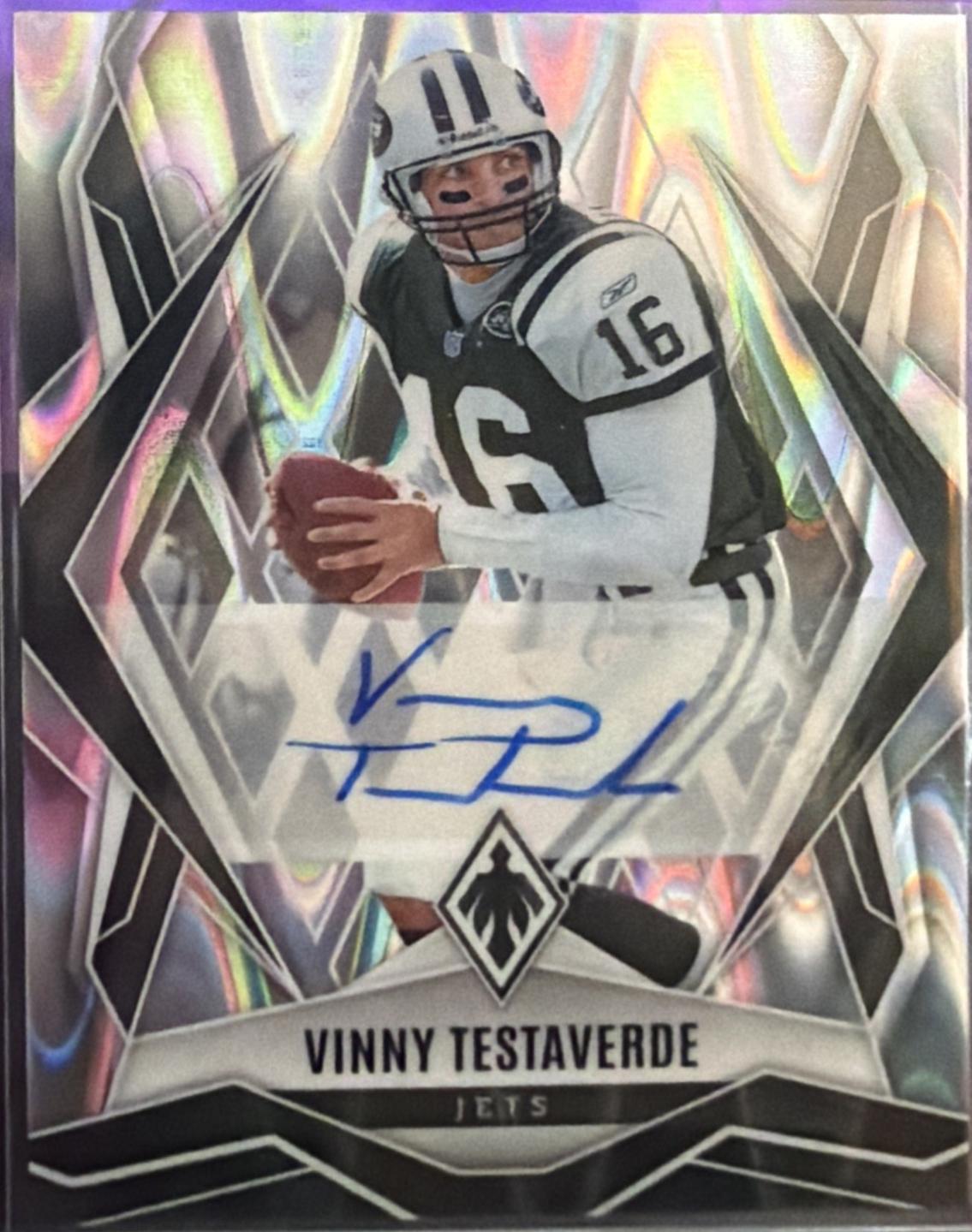 Vinny Testaverde [Seismic Autograph] #65