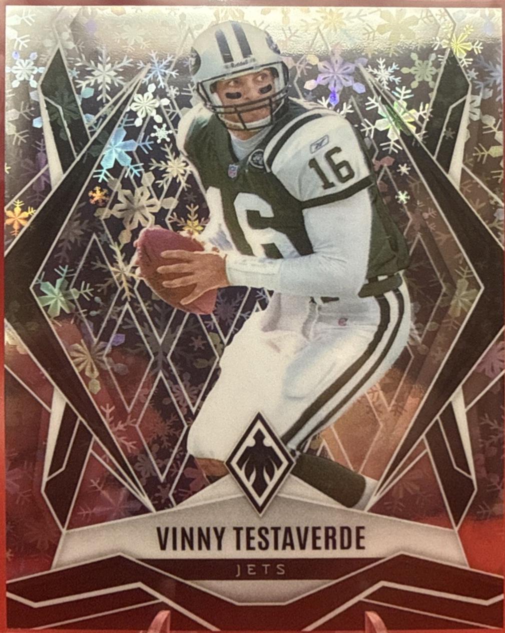 Vinny Testaverde [Silver Winter] #65