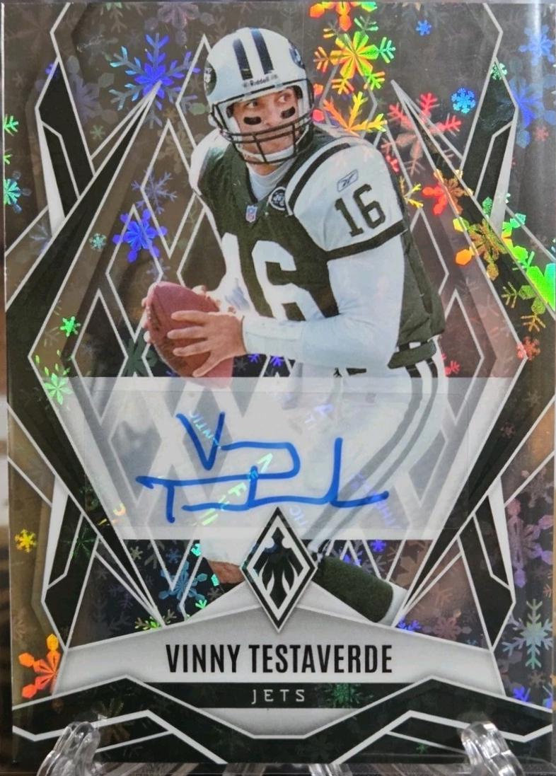 Vinny Testaverde [Winter Autograph] #65