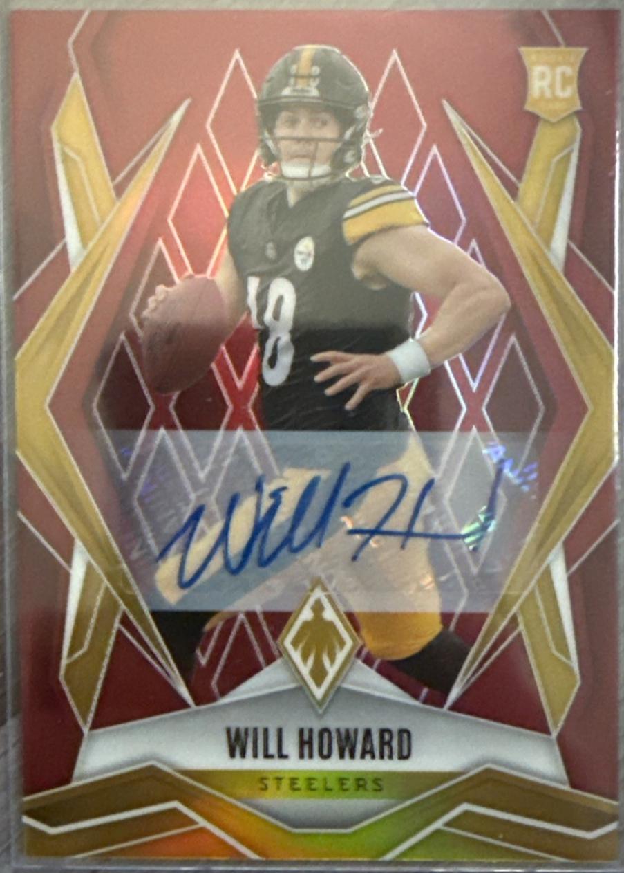 Will Howard [Red Autograph] #165
